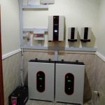 Lithium ion battery and inverter installation