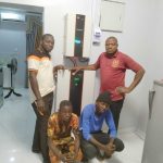 Litium battery and inverter installation